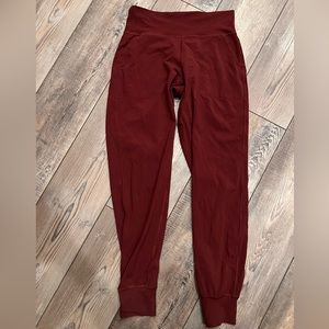 Lululemon align joggers - red merlot